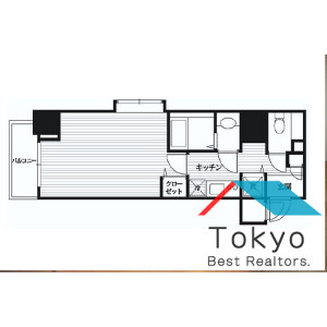 1K Mansion in Nishiazabu - Minato-ku Floorplan