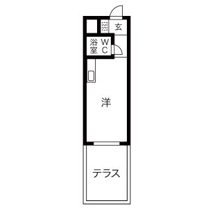 1R Mansion in Higashikoikecho - Toyohashi-shi Floorplan