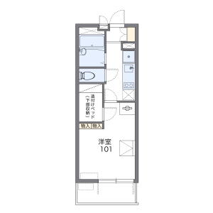 1K Mansion in Kitakoshigaya - Koshigaya-shi Floorplan