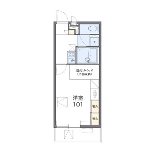 1K Mansion in Kotobuki - Okegawa-shi Floorplan