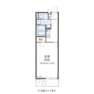 1K Mansion in Shintomicho - Kawagoe-shi Floorplan