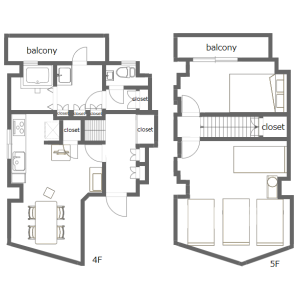 2LDK Mansion in Shinjuku - Shinjuku-ku Floorplan