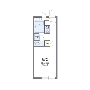 1K Apartment in Myoden - Ichikawa-shi Floorplan