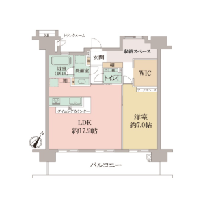 1LDK {building type} in Kikawahigashi - Osaka-shi Yodogawa-ku Floorplan