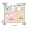 1LDK Apartment to Buy in Osaka-shi Yodogawa-ku Floorplan