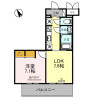 1LDK Apartment to Rent in Naha-shi Floorplan