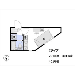 1R Mansion in Nishinippori - Arakawa-ku Floorplan
