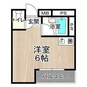 1K Mansion in Hiranonishi - Osaka-shi Hirano-ku Floorplan