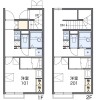 1K Apartment to Rent in Oamishirasato-shi Floorplan