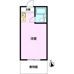1R Mansion in Hasune - Itabashi-ku Floorplan