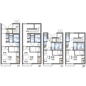 1K Apartment in Komaimachi - Komae-shi Floorplan