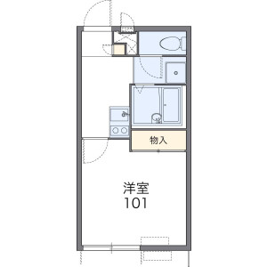 1K Apartment in Yahatacho - Kobe-shi Nada-ku Floorplan