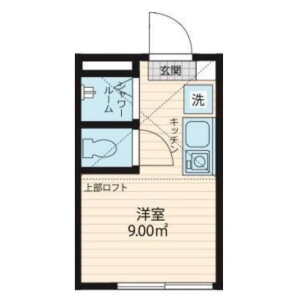 1R Apartment in Komazawa - Setagaya-ku Floorplan