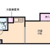 在江东区内租赁1DK 公寓大厦 的 楼层布局