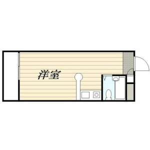 1R Mansion in Hanegi - Setagaya-ku Floorplan