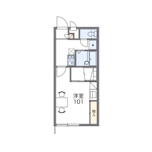 1K Apartment in Tajima - Hofu-shi Floorplan