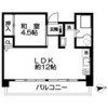 1LDK Apartment to Rent in Suginami-ku Layout Drawing