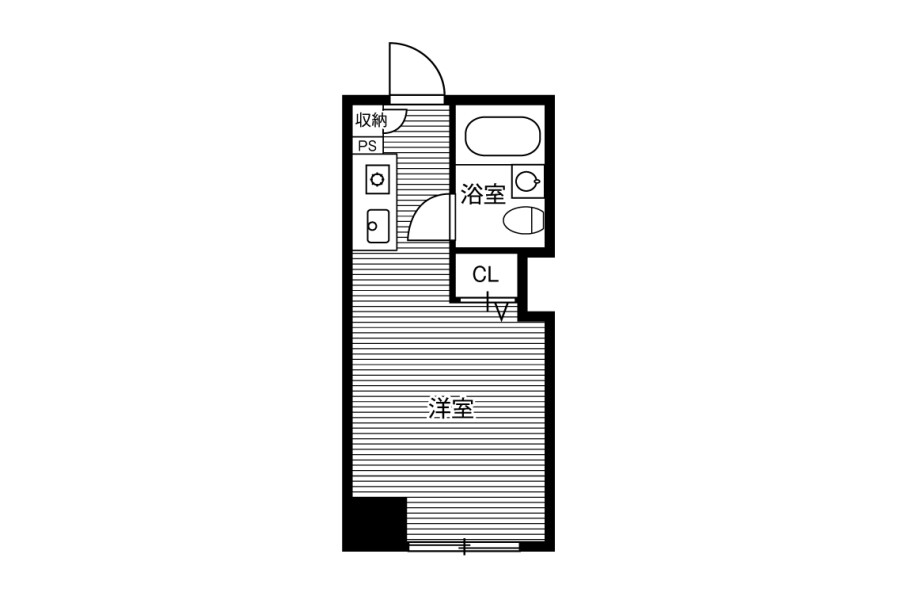 1R Apartment to Rent in Narita-shi Floorplan