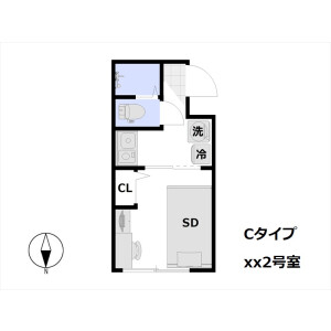 1K Mansion in Kameido - Koto-ku Floorplan