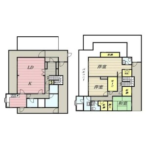 3SLDK House in Seijo - Setagaya-ku Floorplan