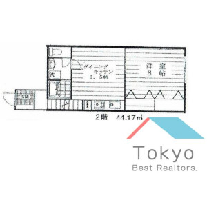 1LDK Apartment in Kitashinjuku - Shinjuku-ku Floorplan