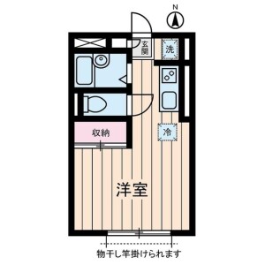 1R Apartment in Minamishinagawa - Shinagawa-ku Floorplan