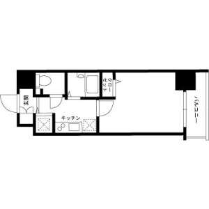 1K Mansion in Kamiikebukuro - Toshima-ku Floorplan