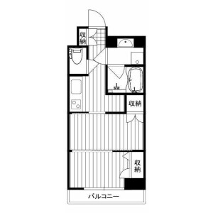 1DK Mansion in Taito - Taito-ku Floorplan