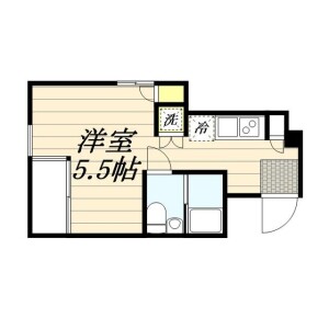 1K Mansion in Minato - Chuo-ku Floorplan