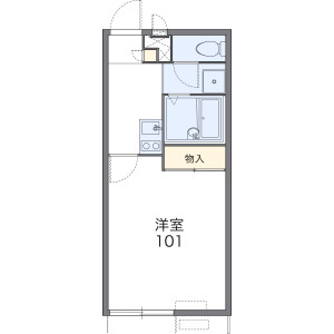 1K Apartment in Mukaijima koshincho - Kyoto-shi Fushimi-ku Floorplan