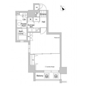 1LDK Mansion in Komazawa - Setagaya-ku Floorplan