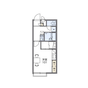 1K Apartment in Kamisaigo - Kakegawa-shi Floorplan