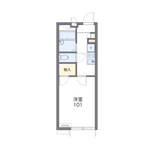 1K Apartment in Shirahata minamicho - Yokohama-shi Kanagawa-ku Floorplan