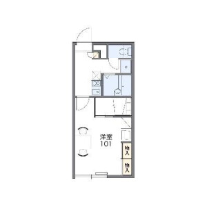 1K Apartment in Omachi - Hakodate-shi Floorplan