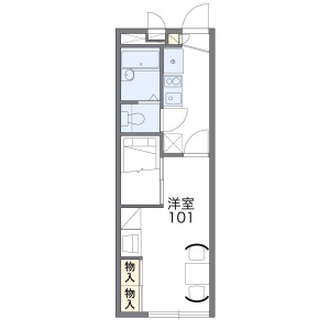 1K Apartment in Inogata - Komae-shi Floorplan