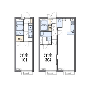 1K Mansion in Ogi - Adachi-ku Floorplan