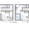 1K 아파트 to Rent in Nakano-ku Floorplan