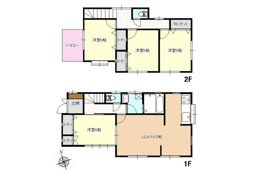 4LDK House to Buy in Chiba-shi Chuo-ku Floorplan