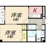2K Apartment to Rent in Nerima-ku Floorplan