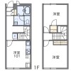 2DK Apartment to Rent in Asahi-shi Floorplan