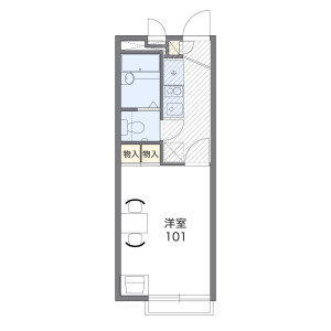 1K Apartment in Hirasaku - Yokosuka-shi Floorplan
