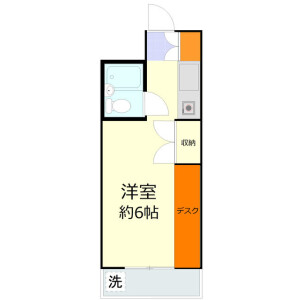 1R Mansion in Shinoharakita - Yokohama-shi Kohoku-ku Floorplan