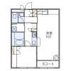 1LDK Apartment to Rent in Omihachiman-shi Floorplan