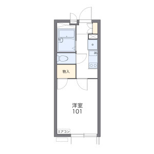 練馬區富士見台-1K公寓大廈 房屋格局