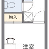 1K Apartment to Rent in Gifu-shi Floorplan