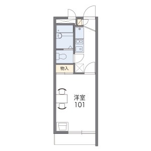 1K Mansion in Takamoricho - Gifu-shi Floorplan