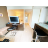 1DK Serviced Apartment to Rent in Minato-ku Living Room