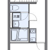 1K Apartment to Rent in Hitachi-shi Floorplan