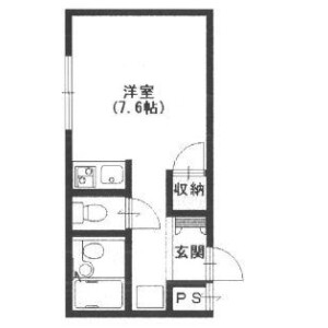 1R Mansion in Chokoji kita - Toyonaka-shi Floorplan