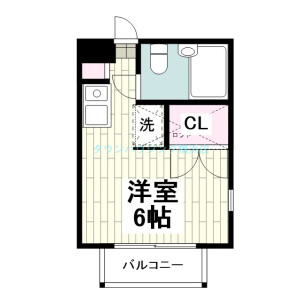 1R Apartment in Iwaicho - Yokohama-shi Hodogaya-ku Floorplan